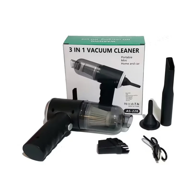 Aspiraturbo Pro – Aspiradora Inalámbrica Portátil con Motor Ultra Potente de 45/60W